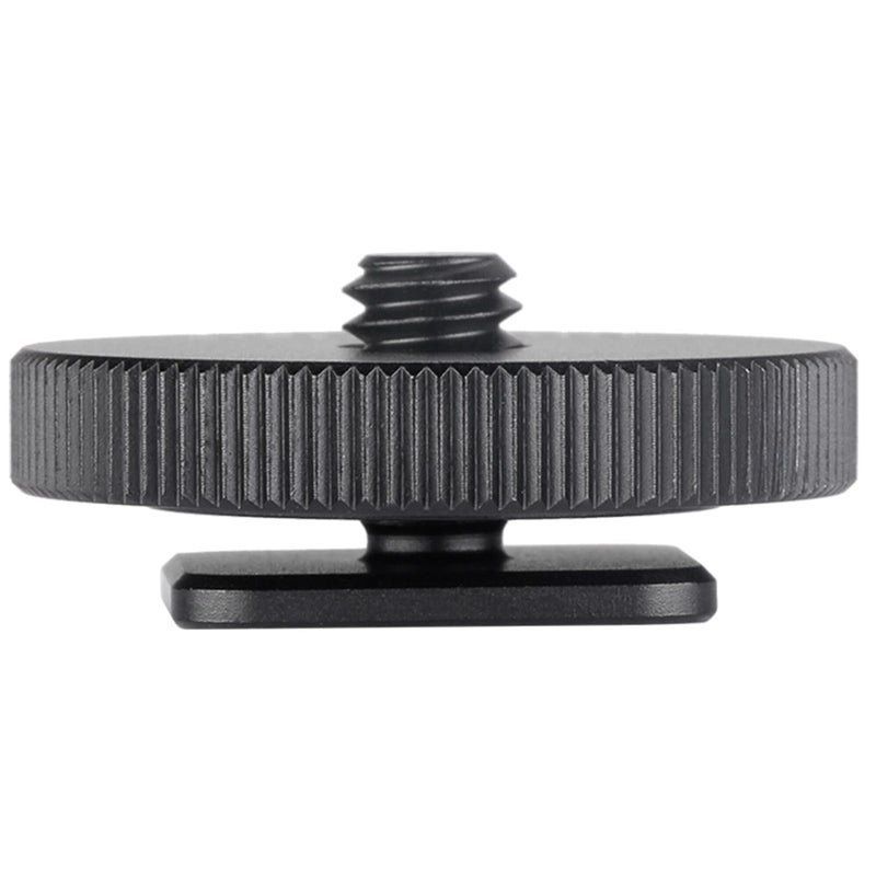 Leofoto FA-01 Hot/Cold Shoe to 1/4" Male Adapter Flash Accessory - Image 1